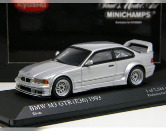 BMW M3 GTR (E36) (1993), Exclusive for Kyosho, silver