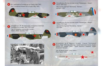 Victory aces regiment "Normandiy-Nieman" Wet decal