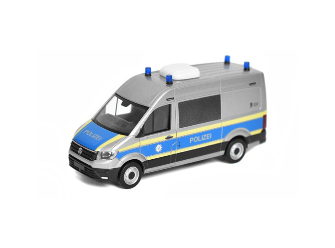 Volkswagen Crafter Polizei, silver / blue
