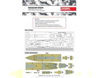 Маска окрасочная Russian Navy Udaloy