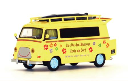 RENAULT Estafette Ecole de Surf La Cote des Basques, yellow