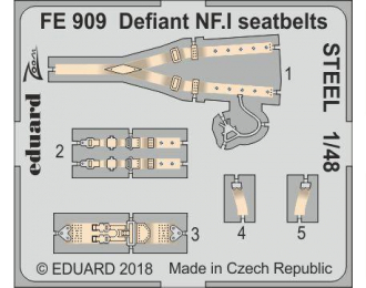 Фототравление для модели Defiant NF. I seatbelts STEEL