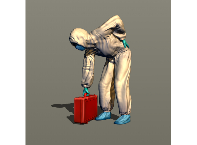 Фигурка медик 5, окрашенная