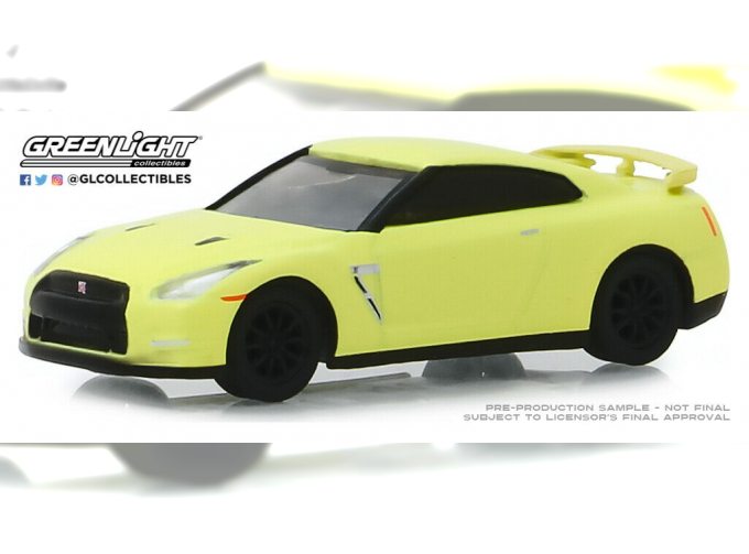 NISSAN GT-R (R35) 2016 Fluorescent Neon Yellow 