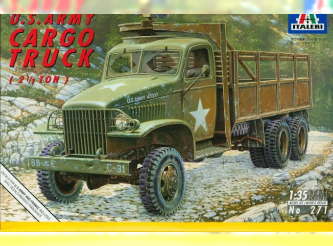 Сборная модель U.S.Army Cargo Truck (2 1/2 Ton)
