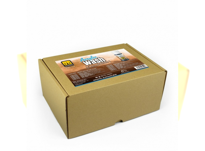 Набор акриловых смывок AMMO Collections: Acrylic Wash (15 шт.)