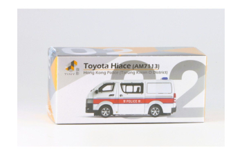 TOYOTA Hiace (AM7113) with silver wheel, white / red