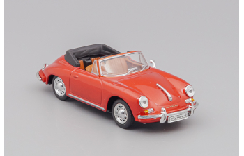 PORSCHE 356b Cabriolet Spider (1959), red metallic