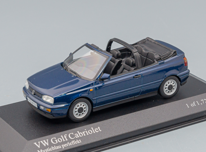 VOLKSWAGEN Golf Cabriolet (1993), blue metallic