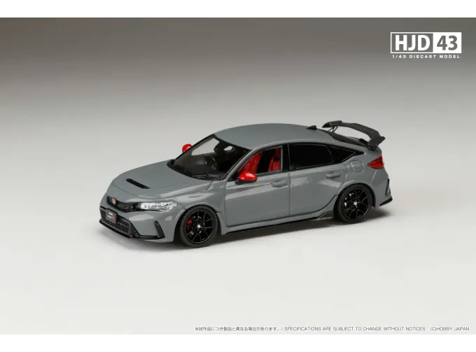 HONDA Civic Type R (FL5) with Genuine Optional Parts, sonic gray pearl
