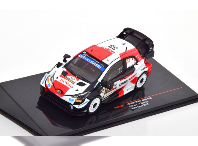 TOYOTA Yaris WRC #33 "Toyota Gazoo Racing WRT" Evans/Martin 4 место Rally Ypres 2021