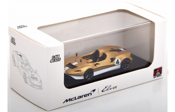 MCLAREN Elva No 4, gold metallic /white