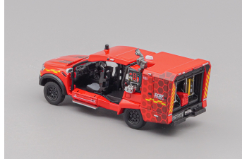 SCDF Light Fire Attack Vehicle (6th Gen) with robot, red