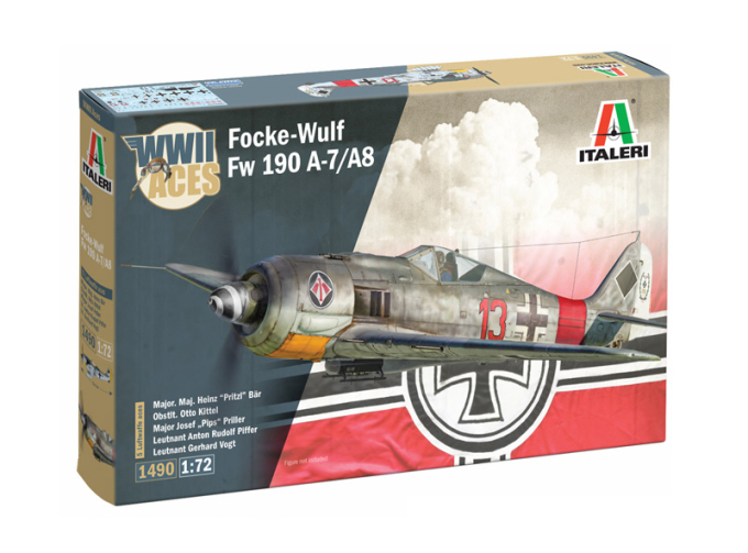 Сборная модель FOCKE WULF Fw 190 A-7/a8 Military Airplane (1944)