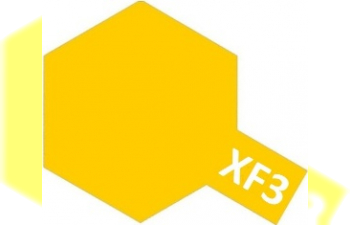 Краска акриловая желтый матовый XF-3 Flat Yellow, 10мл.