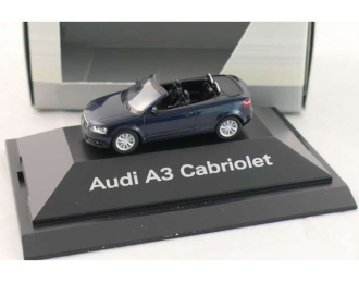 AUDI A3 Cabriolet *in Dealer packaging*, blue 2008