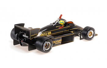 LOTUS F1 97t Renault Turbo Team Lotus №12 Winner Portugal Gp Dirty Version (1985) Ayrton Senna, Black