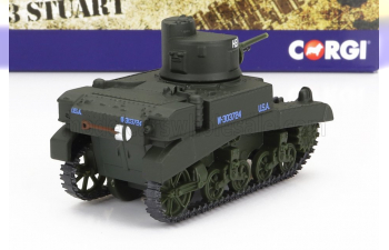 TANK M3 Stuart (1945) - Cm. 7.0, Military Green