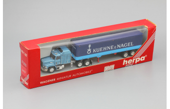 MACK Tractor Trailer Kuehne & Nagel, blue