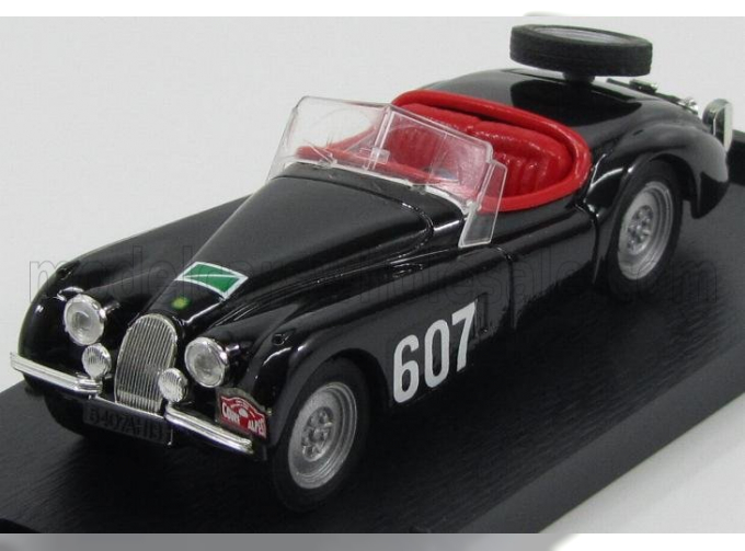 JAGUAR Xk 120 Spider N 607 Rally Delle Alpi 1953, Black