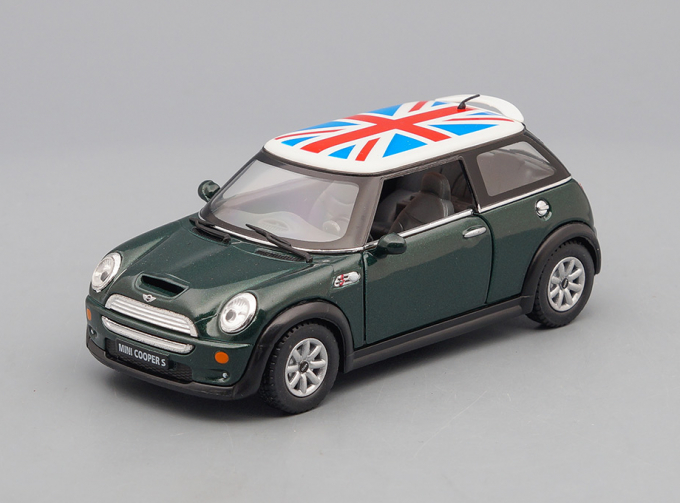 MINI Cooper S Flag Printing, green metallic