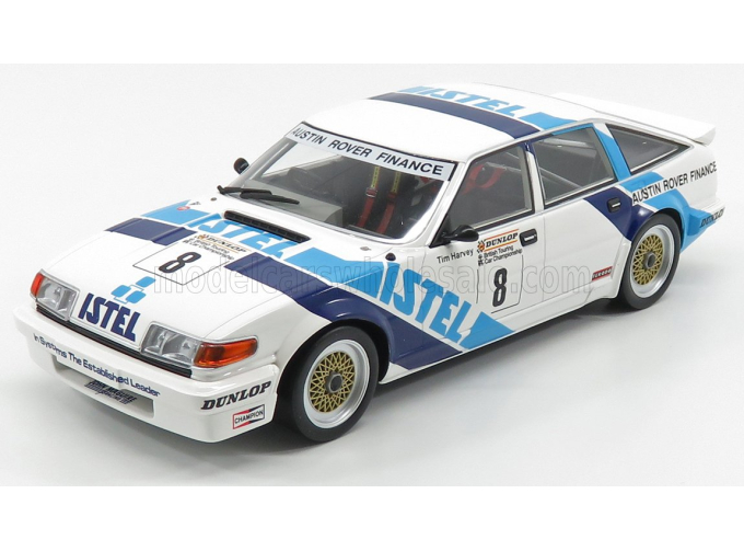 ROVER Vitesse 3.5 V8 Team Istel №8 Winner Class A Dunlop Rac Btcc Season (1987) T.Harvey, White 2 Tone Blue