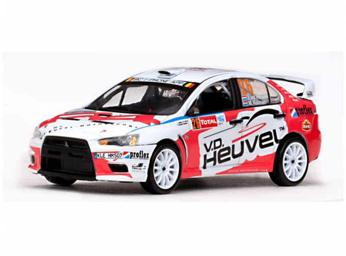 MITSUBISHI LANCER EVOLUTION X R4 - #26 J.vd Heuvel/M.Kolman Ypres Rally (2011)