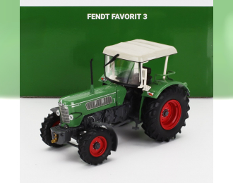 FENDT Favorit 3 4wd Tractor (1964), Green Red