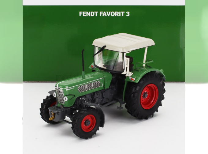 FENDT Favorit 3 4wd Tractor (1964), Green Red