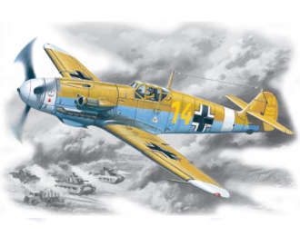 Сборная модель Bf 109 F-4Z/Trop, германский истребитель