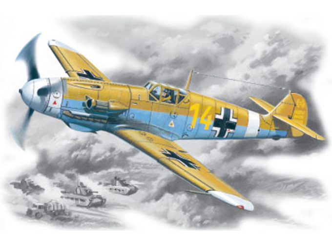 Сборная модель Bf 109 F-4Z/Trop, германский истребитель