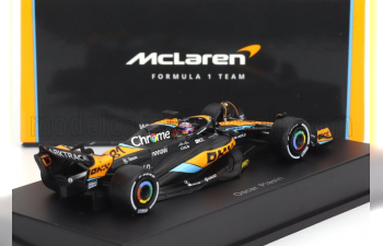 McLAREN F1 Mcl60 Team Mclaren №4 Season (2023) Lando Norris, Orange Black Blue