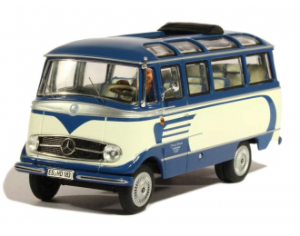 МERCEDES-BENZ O319 bus, blue / white