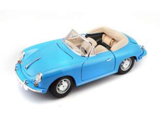 PORSCHE 356B Cabriolet (1961), blue