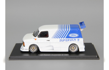 FORD Transit Supervan 2 (1984), white / blue