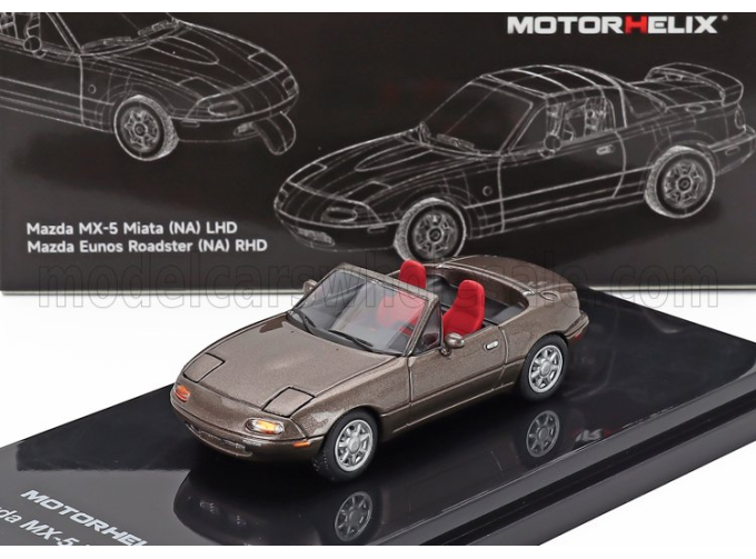 MAZDA Mx5 Spider Roadster Lhd (1989), Brown Met