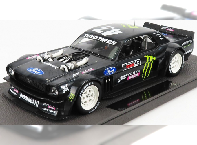 FORD Mustang Hoonigan №43 Coupe (1965) Ken Block - Edition 2020, Black White