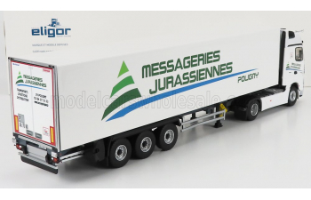 MERCEDES-BENZ ACTROS 5 1851 TRUCK MESSAGERIES TRANSPORTS (2018), WHITE