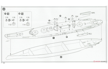 Сборная модель Super [Yamato] Full Hull Model