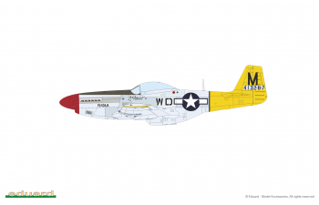 Сборная модель истребитель P-51D Mustang, RED TAILS & Co. комбо (2 в 1)