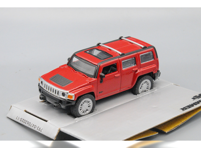 HUMMER H3, red