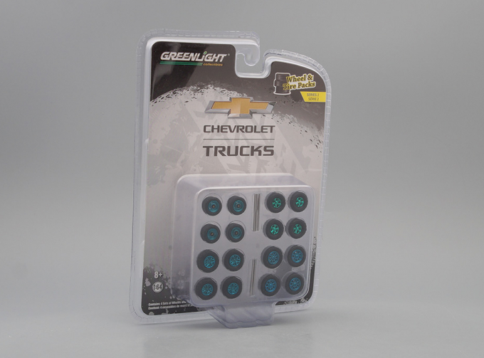 (Greenlight!) набор "Wheel & Tire Packs Series 2" 4 комплекта колес CHEVROLET Trucks