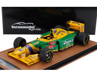 BENETTON F1 B193 Team Benetton Ford №0 Test Barcellona (1993) Michele Alboreto, Yellow Green Blue