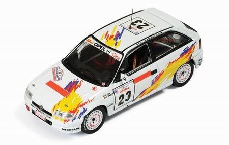 OPEL Astra GSI 16V 23 Tour de Corse (F.Loix - S.Smeets) 1995, белый 
