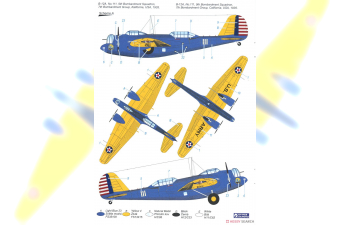 Сборная модель B-12A Bomber "Yellow Wings over America"