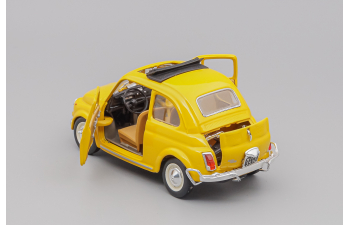 FIAT 500, yellow