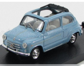 FIAT 600d Trasformabile Aperta (1960), Azzurro Cenere 401