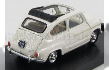 FIAT 600D TRASFORMABILE APERTA (1960), BIANCO 207