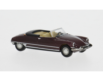 CITROEN DS 19 Cabriolet (1963), dark red