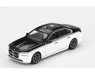 BMW I7 Xdrive60, alpine white/black sapphire 2024